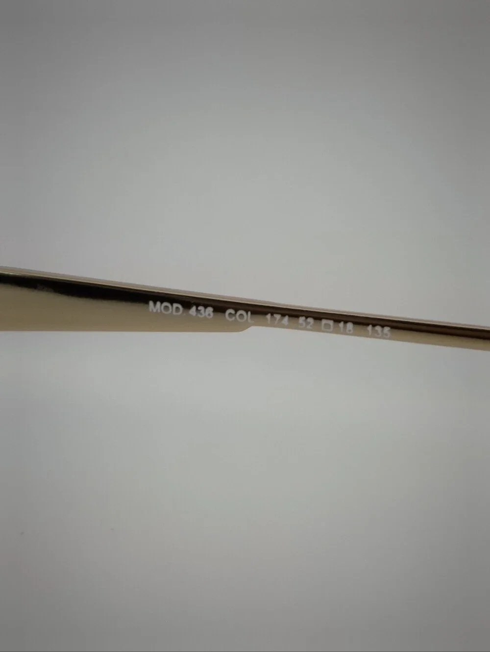 Cazal. Gold and Black Semi-Rimless Women’s Eyeglasses. Germany